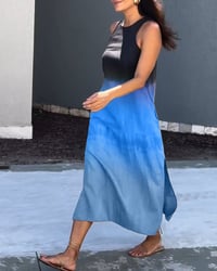 Robe sans manches et dégradé
