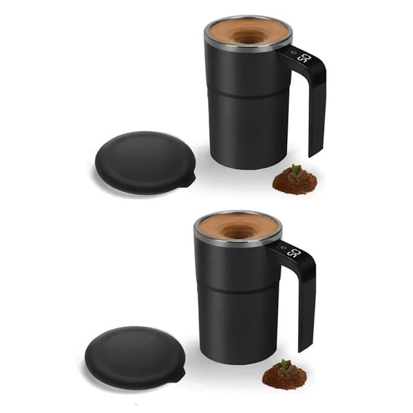 Self Stirring Coffee Mug With Lid