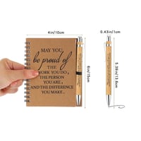 Eco-Friendly Bamboo Stationery Gift Set