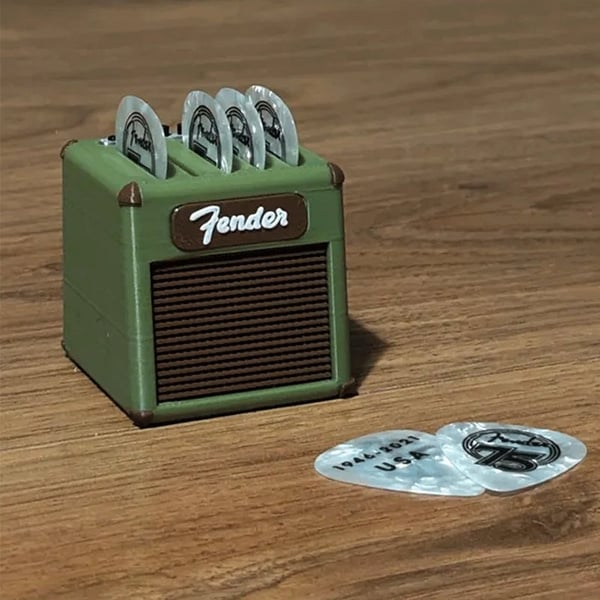Mini Guitar Amplifier Pick Holder