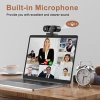 Ultra HD 4K Autofocus Webcam for Laptops