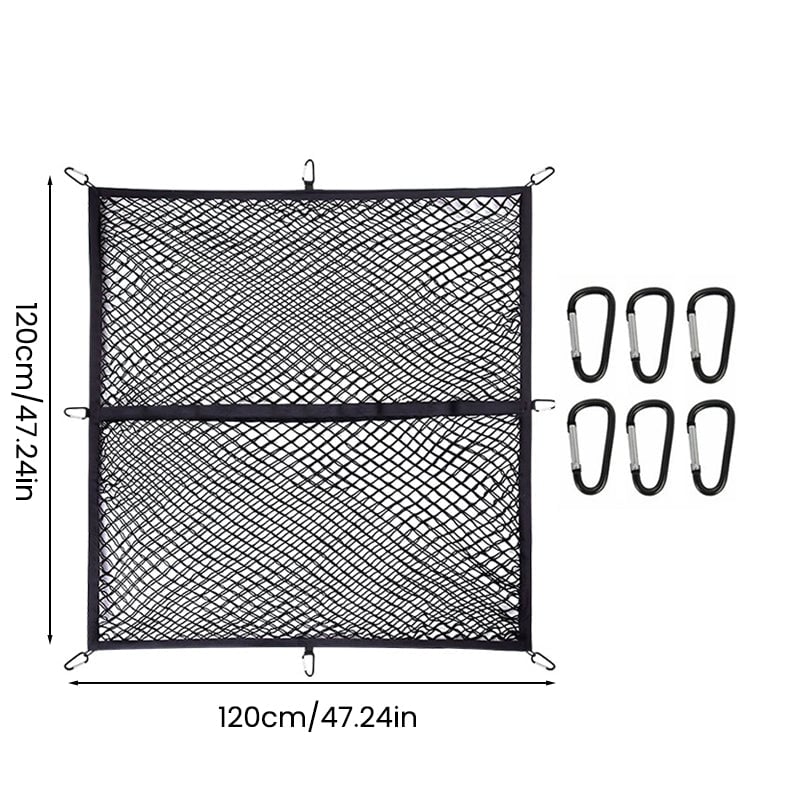 Truck Cargo Net Organizer for Trunk Storage