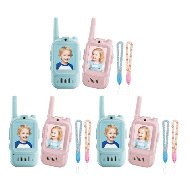 Sakerplus Rechargeable Video Walkie Talkies for Kids