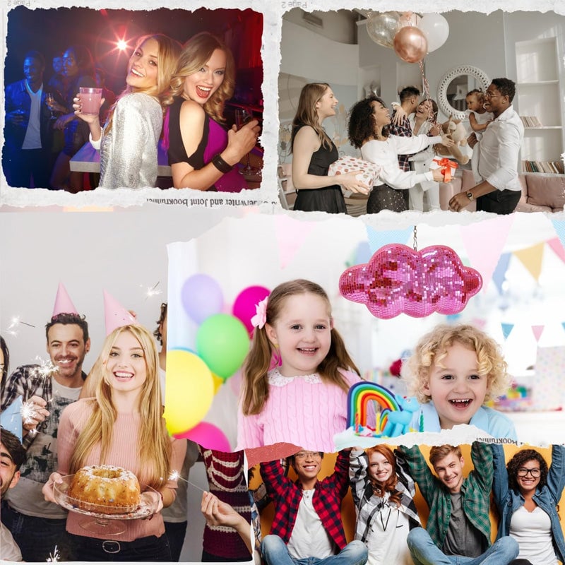 Hängendes Disco-Wolken-Ornament