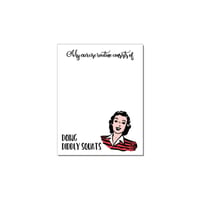 Geestige vrouwen sticky notes