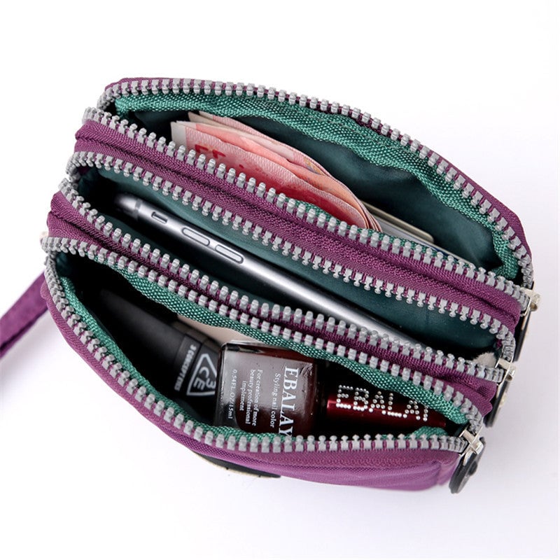 Lässige wasserdichte Handtasche mit Handgelenkschlaufe