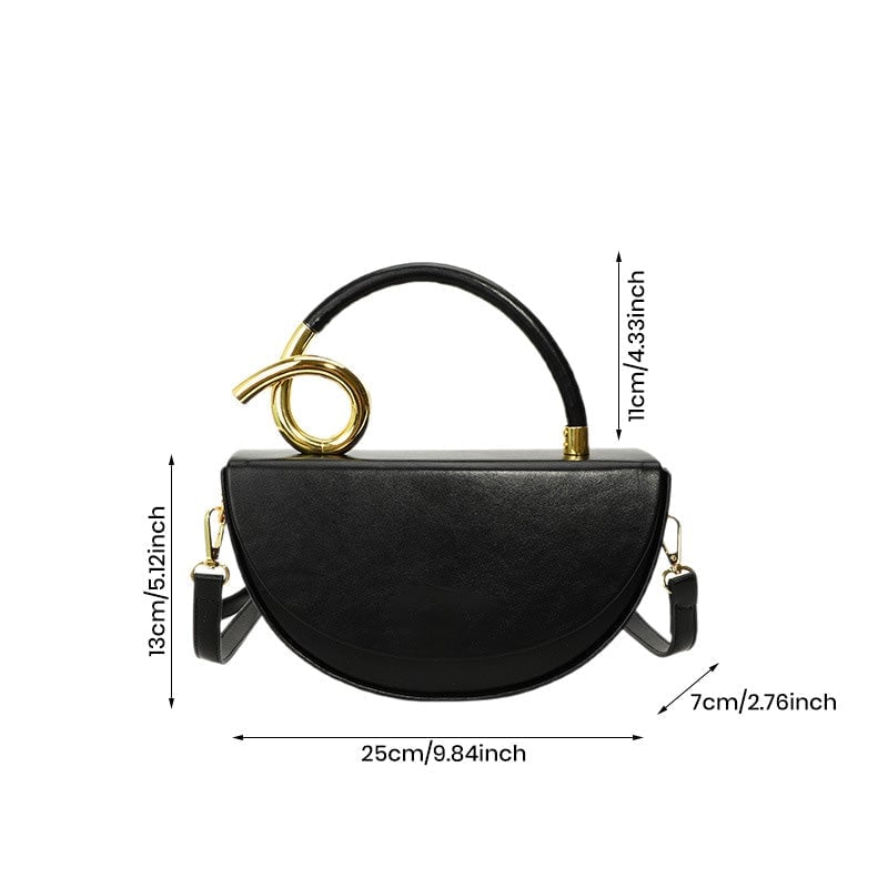 Bolso de mano de color liso de moda para mujer