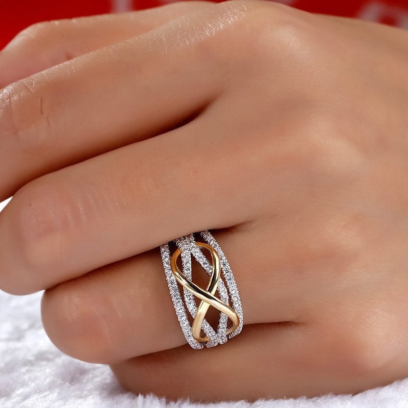 Anello Madre e Figlia Sempre Legati Insieme