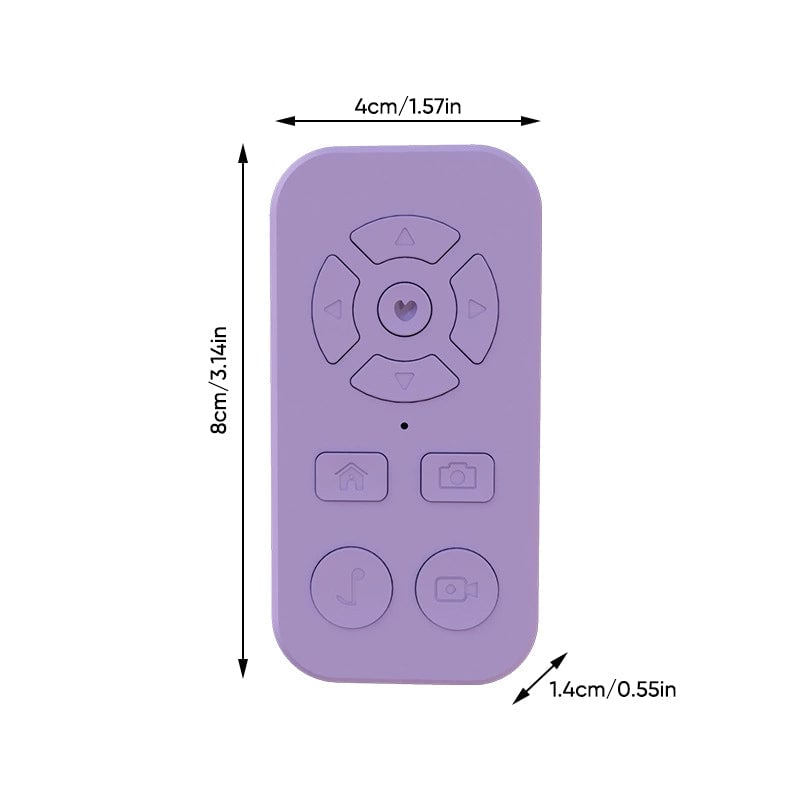 9-Key Smartphone Bluetooth Remote Controller