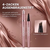 QIC Vier-Zinken Augenbrauenstift