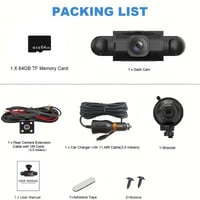Saker 4 Channel FHD Dash Cam