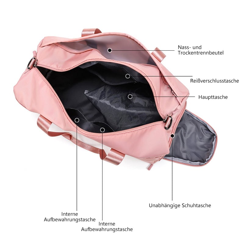 Wasserdichte Sporttasche aus Nylon