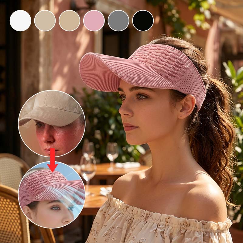 Scaled Brim Sun Visor