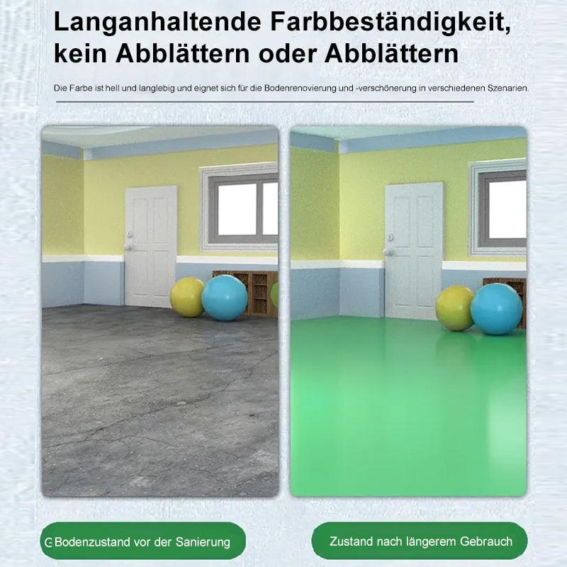 Schnell trocknende, rutschfeste Bodenfarbe auf Wasserbasis