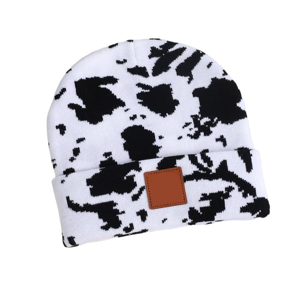 Unisex Cow Print Watch Cap