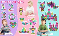 Magnetic Tiles Building Blocks Set