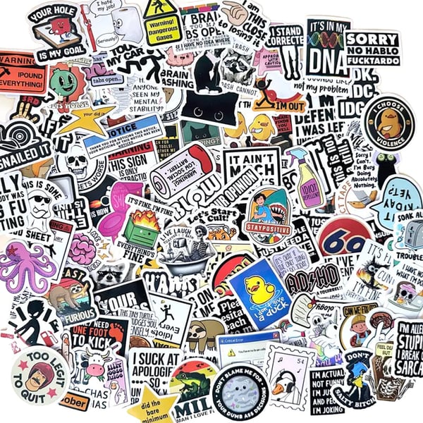 Bestselling Waterproof Doodle Stickers