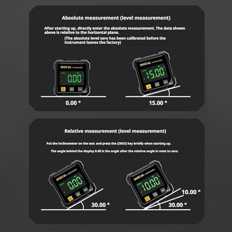 Digital Laser Angle Finder Protractor Tool