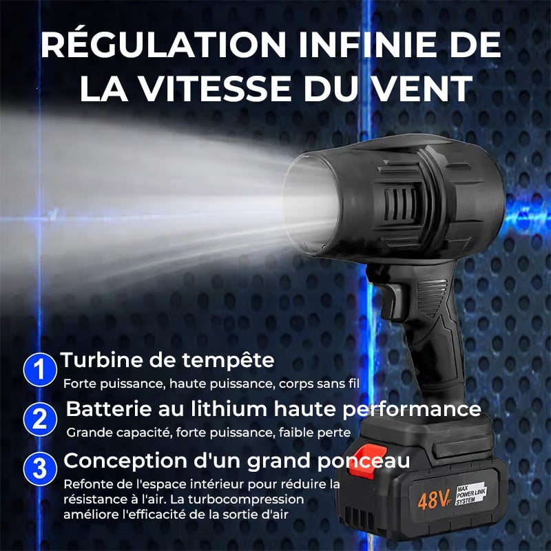 Séchoir manuel puissant pour le nettoyage de la poussière de voiture