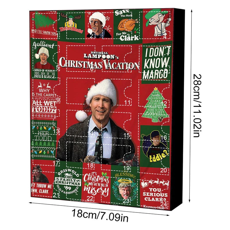 Christmas Vacation Advent Calendar 2024 for Kids & Family