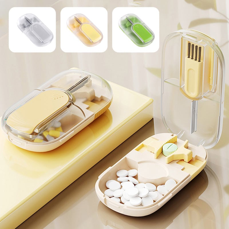 2-in-1 Kada Magnetic Pill Cutter and Storage Box