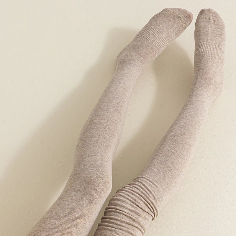 Chaussettes hautes épaisses pour femmes