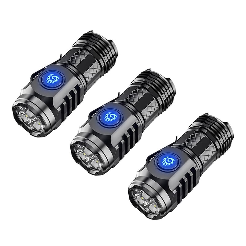 Three-Eyed Monster Mini Flash Super Power Flashlight