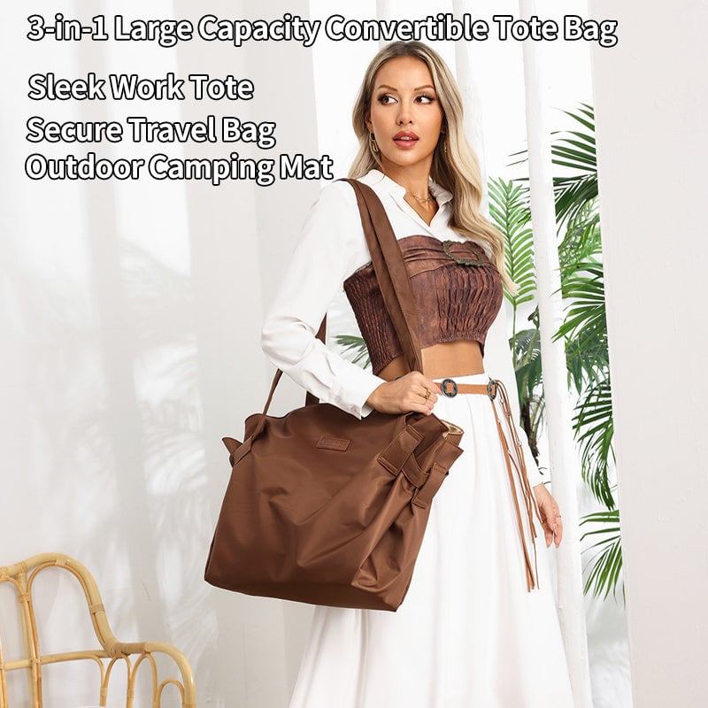 Sakerplus Foldable Oxford Canvas Crossbody Bag