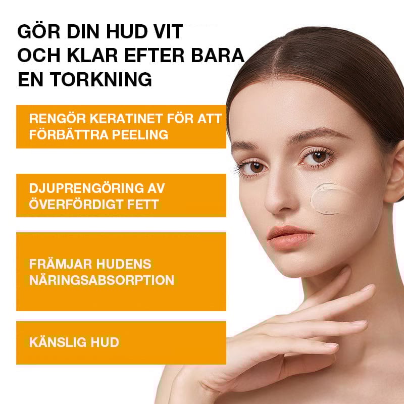 Apelsin-enzym peelinggel – Ansiktsrengörande peeling
