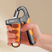 Adjustable electronic counting strength grip