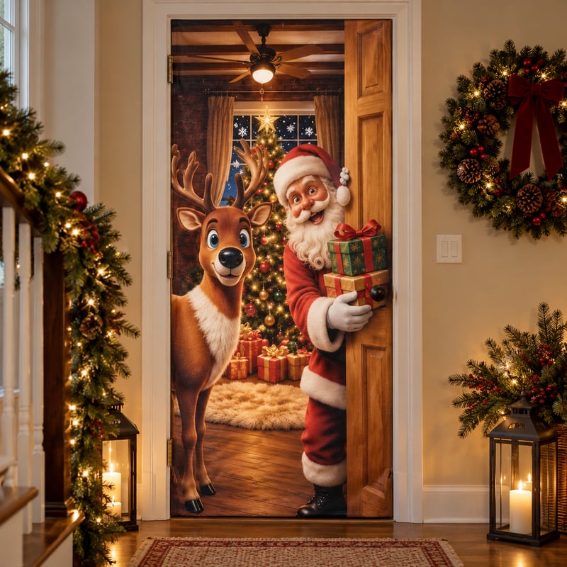 Christmas Door Cover