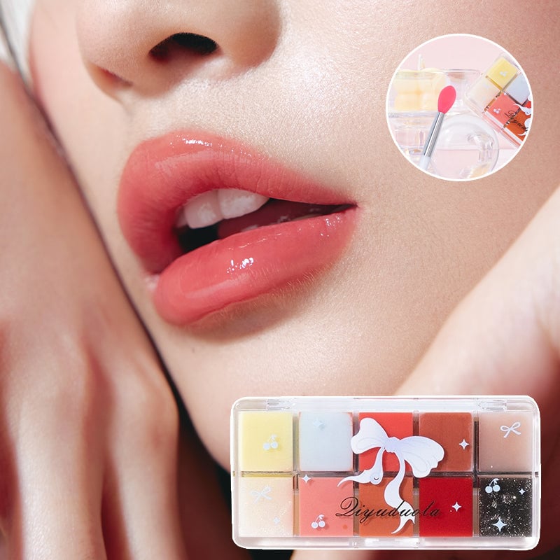 10 Colors Lip Jelly Palette