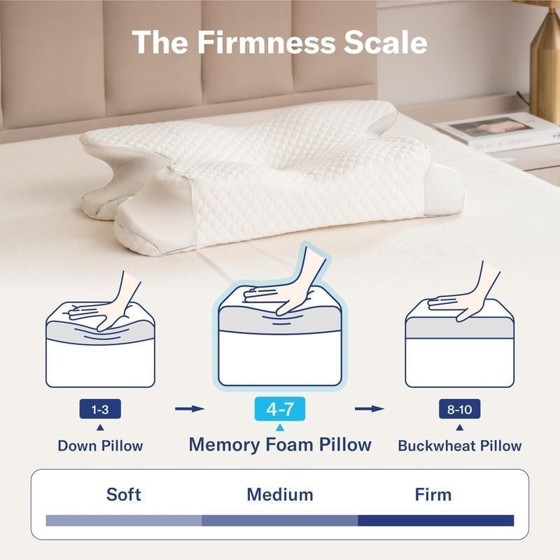 Cervical Memory Foam Pillow for Cozy Sleep