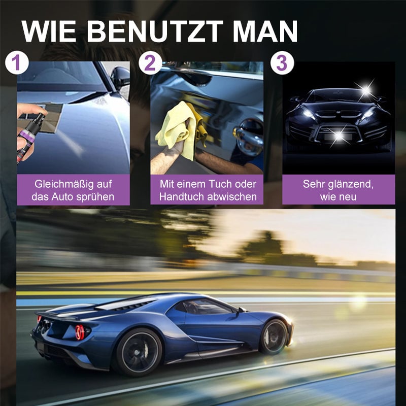 🚗🚗3 In 1 Neues Verbessertes Schnelles Autobeschichtungsspray💗