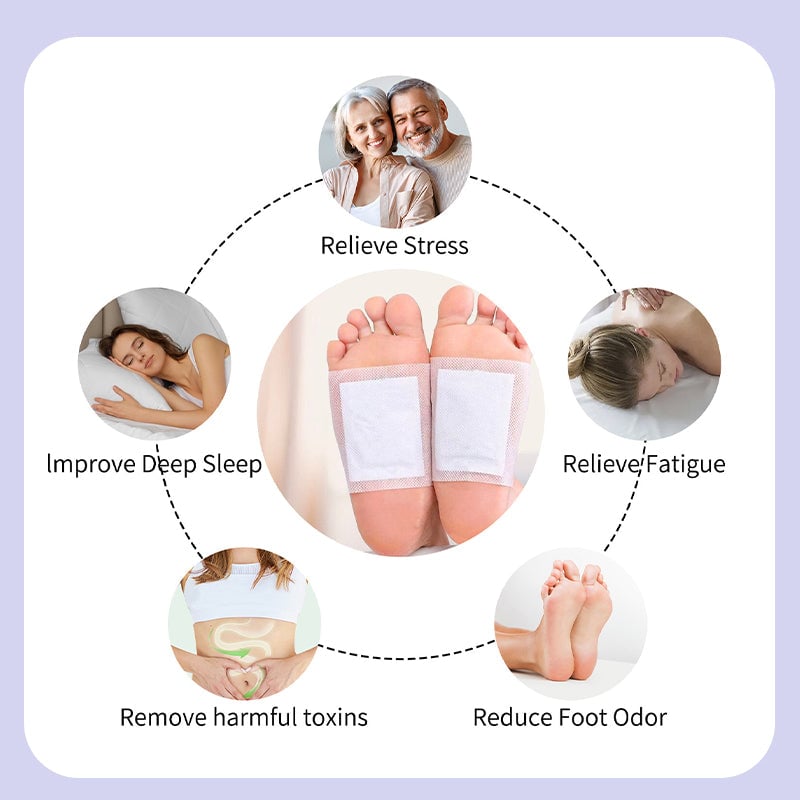 【upsell】Herbal Detox Foot Pads for Stress Relief, Better Sleep