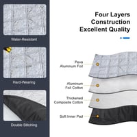 Sakerplus® Magnetic Windshield Snow And Frost Cover