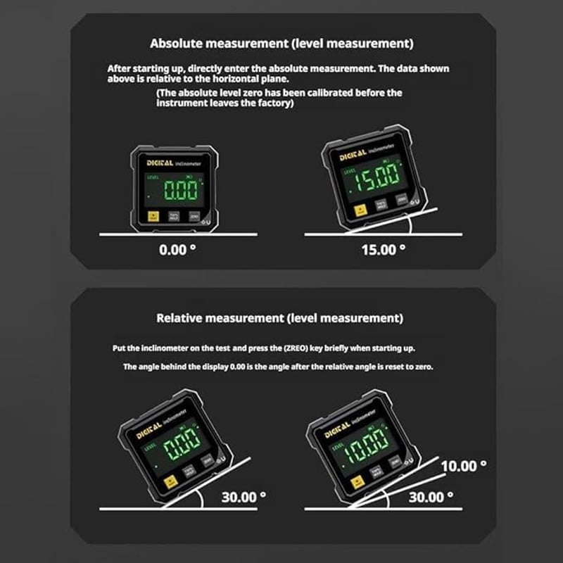 Digital Laser Angle Finder Protractor Tool
