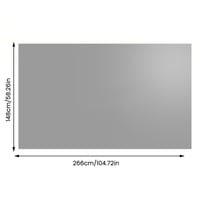 Metallic Anti-Light Projector Screen