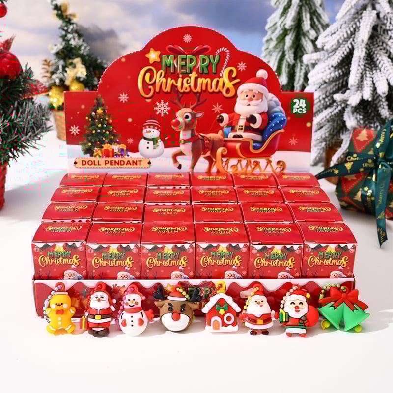 Süße Weihnachts-Blindbox-Anhänger