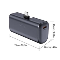 Faltbare Powerbank mit Schnellladefunktion