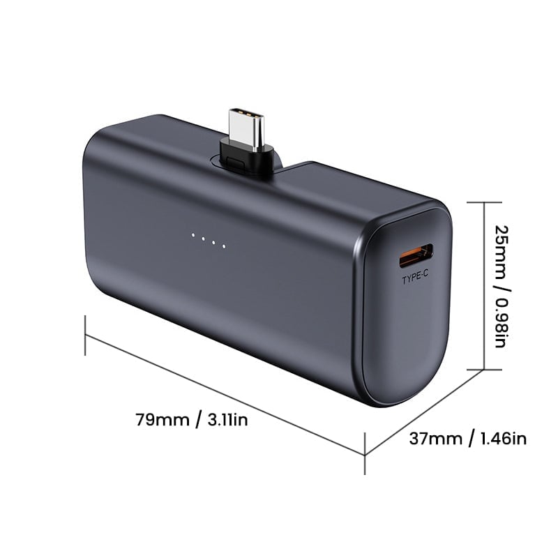 Faltbare Powerbank mit Schnellladefunktion
