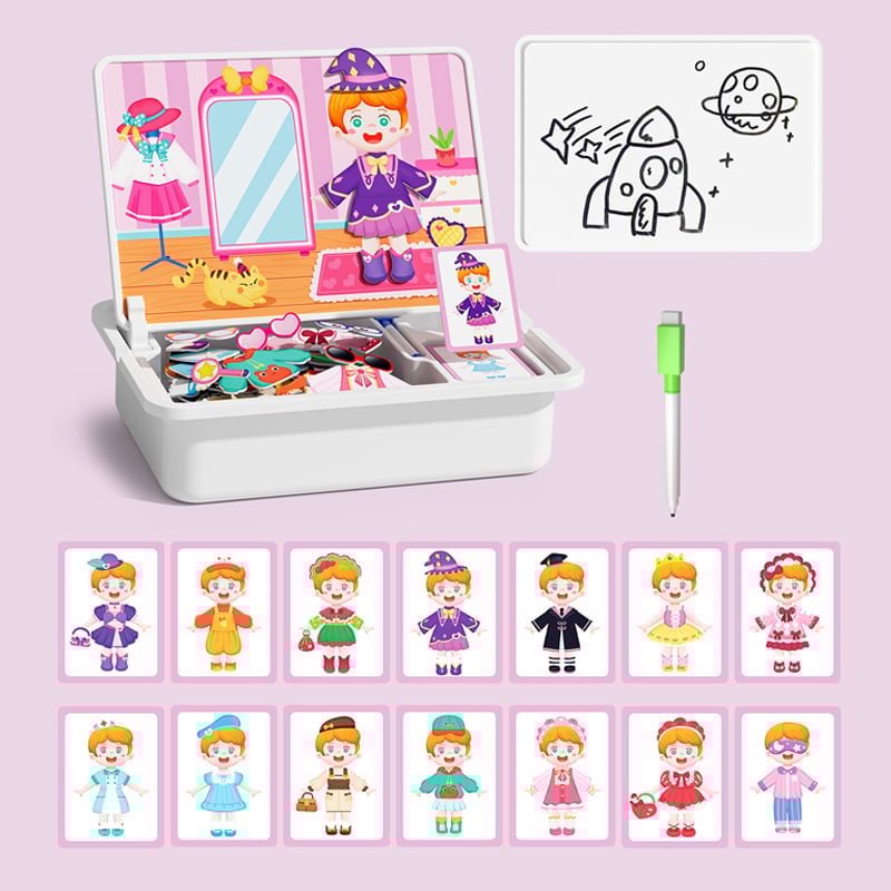 Magnetisches Puzzle-Lern- und Bausteinspielzeug