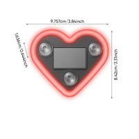 Solar Heart LED Car Ambient Light