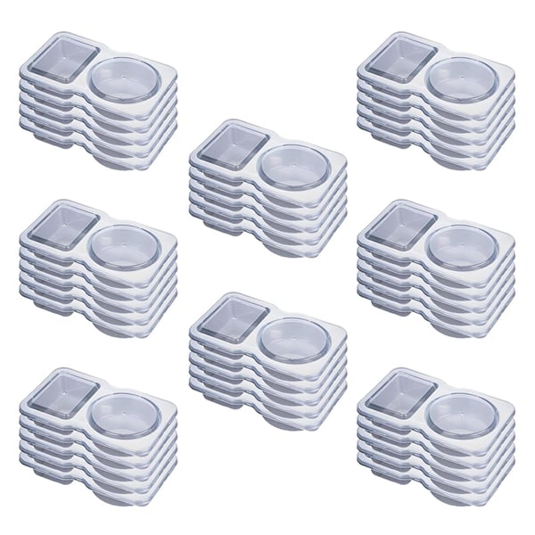 Reusable Snack Container with Lid (2 compartments)