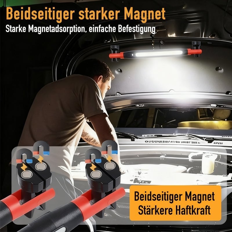 Magnetische, wiederaufladbare LED-Arbeitsleuchte