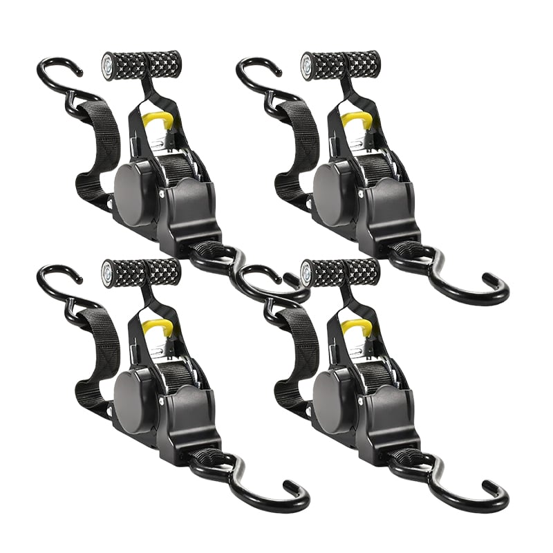 Sakerplus® Automatic Retractable Heavy-Duty Ratchet Strap