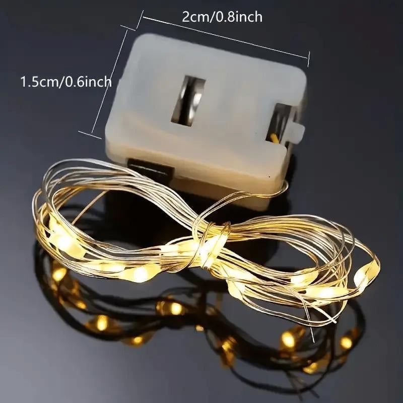 Warmweiße 2M Sternenlichterkette