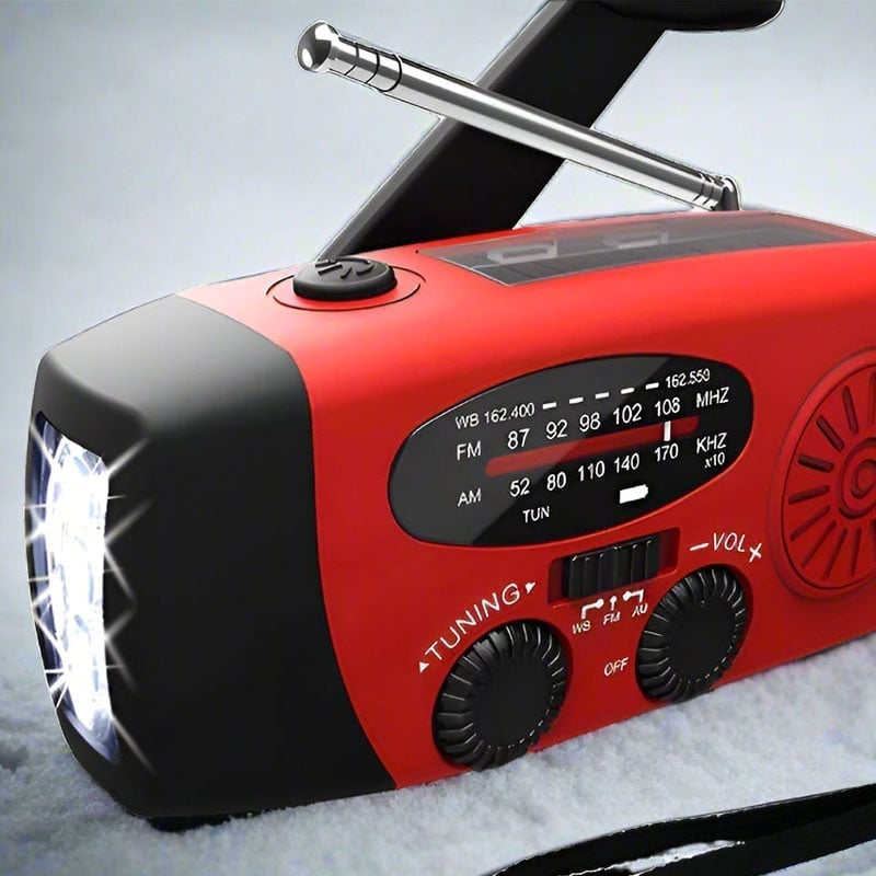 Sakerplus® Hand Crank Emergency Radio