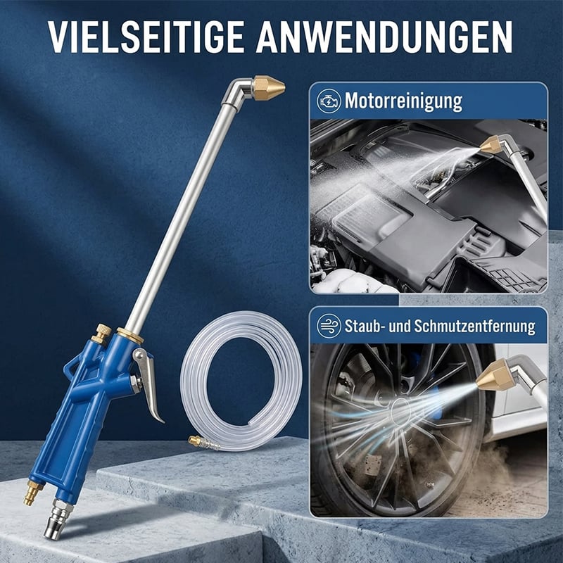 Wasser-Luft-Doppelverwendungs-Spritzpistole für Motorreinigung