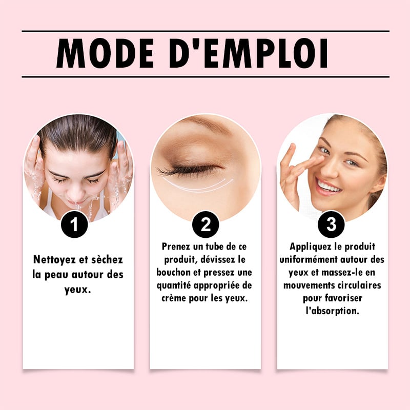 OUHOE Crème Hydratante pour les Yeux